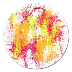 Painting Spray Brush Paint Magnet 5  (Round)