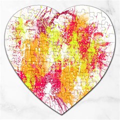 Painting Spray Brush Paint Jigsaw Puzzle (Heart)