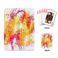 Painting Spray Brush Paint Playing Card