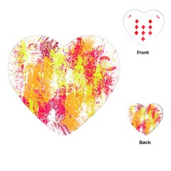 Painting Spray Brush Paint Playing Cards (Heart) 