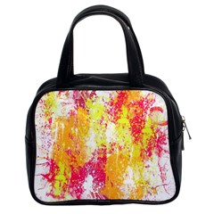 Painting Spray Brush Paint Classic Handbags (2 Sides)