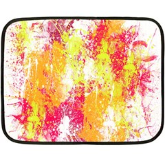 Painting Spray Brush Paint Fleece Blanket (Mini)