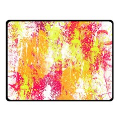 Painting Spray Brush Paint Fleece Blanket (Small)