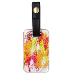 Painting Spray Brush Paint Luggage Tags (One Side) 