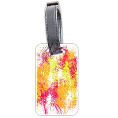 Painting Spray Brush Paint Luggage Tags (Two Sides)