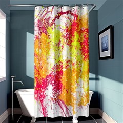 Painting Spray Brush Paint Shower Curtain 36  X 72  (stall)  by Celenk