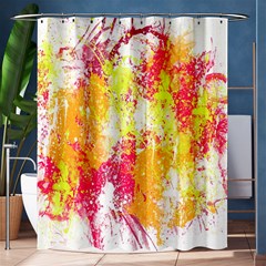 Painting Spray Brush Paint Shower Curtain 60  x 72  (Medium) 