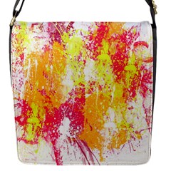 Painting Spray Brush Paint Flap Messenger Bag (S)