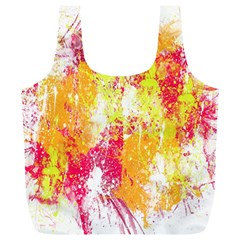 Painting Spray Brush Paint Full Print Recycle Bags (L) 