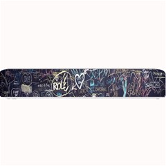 Graffiti Chalkboard Blackboard Love Small Bar Mats by Celenk