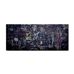 Graffiti Chalkboard Blackboard Love Cosmetic Storage Cases by Celenk