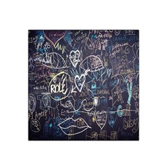 Graffiti Chalkboard Blackboard Love Satin Bandana Scarf by Celenk