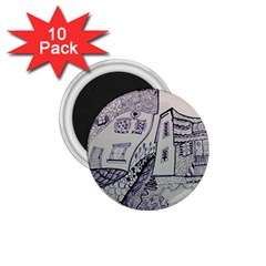 Doodle Drawing Texture Style 1 75  Magnets (10 Pack)  by Celenk