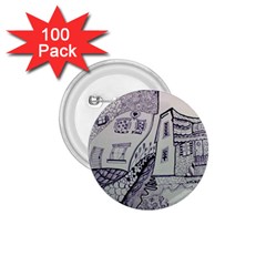 Doodle Drawing Texture Style 1 75  Buttons (100 Pack)  by Celenk