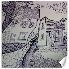 Doodle Drawing Texture Style Canvas 20  X 20   by Celenk