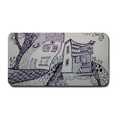 Doodle Drawing Texture Style Medium Bar Mats by Celenk