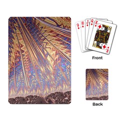 Flourish Artwork Fractal Expanding Playing Card by Celenk