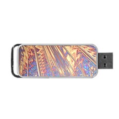 Flourish Artwork Fractal Expanding Portable Usb Flash (two Sides) by Celenk