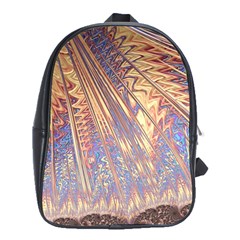 Flourish Artwork Fractal Expanding School Bag (xl) by Celenk