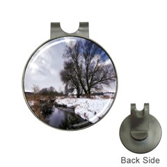 Winter Bach Wintry Snow Water Hat Clips With Golf Markers by Celenk