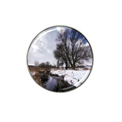 Winter Bach Wintry Snow Water Hat Clip Ball Marker by Celenk