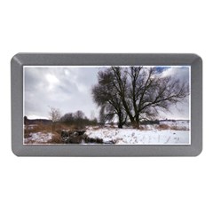 Winter Bach Wintry Snow Water Memory Card Reader (mini) by Celenk