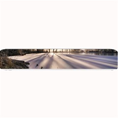 Winter Lake Cold Wintry Frozen Small Bar Mats by Celenk