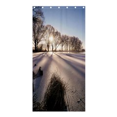 Winter Lake Cold Wintry Frozen Shower Curtain 36  X 72  (stall)  by Celenk