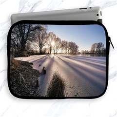 Winter Lake Cold Wintry Frozen Apple Ipad 2/3/4 Zipper Cases by Celenk