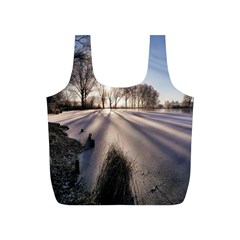 Winter Lake Cold Wintry Frozen Full Print Recycle Bags (s)  by Celenk