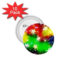 Star Abstract Pattern Background 1.75  Buttons (10 pack)