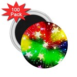 Star Abstract Pattern Background 2.25  Magnets (100 pack)  Front