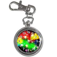 Star Abstract Pattern Background Key Chain Watches