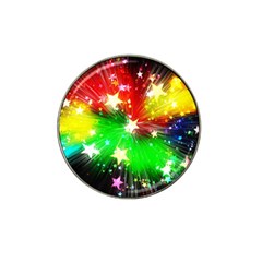 Star Abstract Pattern Background Hat Clip Ball Marker (4 pack)