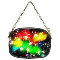 Star Abstract Pattern Background Chain Purses (Two Sides) 