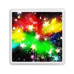 Star Abstract Pattern Background Memory Card Reader (Square)  Front