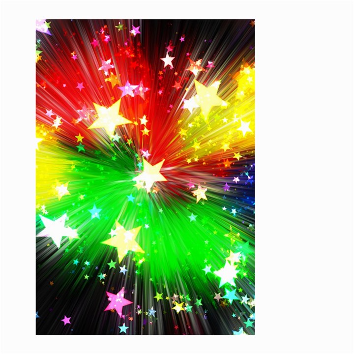 Star Abstract Pattern Background Small Garden Flag (Two Sides)