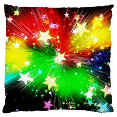 Star Abstract Pattern Background Large Cushion Case (One Side)