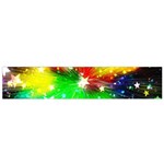 Star Abstract Pattern Background Small Flano Scarf Front