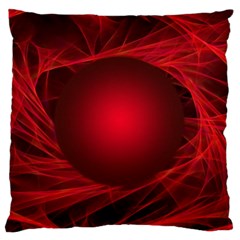 Abstract Scrawl Doodle Mess Large Cushion Case (one Side) by Celenk