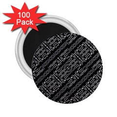 Tribal Stripes Pattern 2 25  Magnets (100 Pack) 