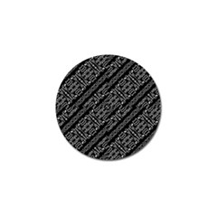 Tribal Stripes Pattern Golf Ball Marker (4 Pack)