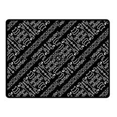 Tribal Stripes Pattern Fleece Blanket (small)