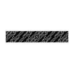 Tribal Stripes Pattern Flano Scarf (mini) by dflcprints