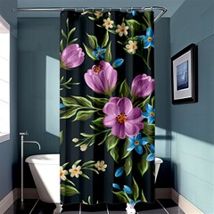 Beautiful Floral Pattern Shower Curtain 36  X 72  (stall) 