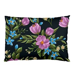 Beautiful Floral Pattern Pillow Case (two Sides)