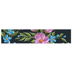 Beautiful Floral Pattern Small Flano Scarf