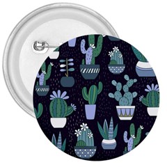 Cactus Pattern 3  Buttons by allthingseveryone