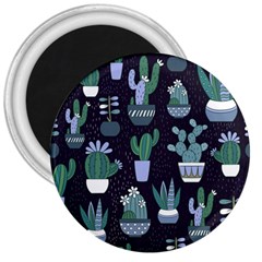 Cactus Pattern 3  Magnets