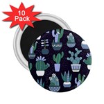 Cactus Pattern 2.25  Magnets (10 pack)  Front